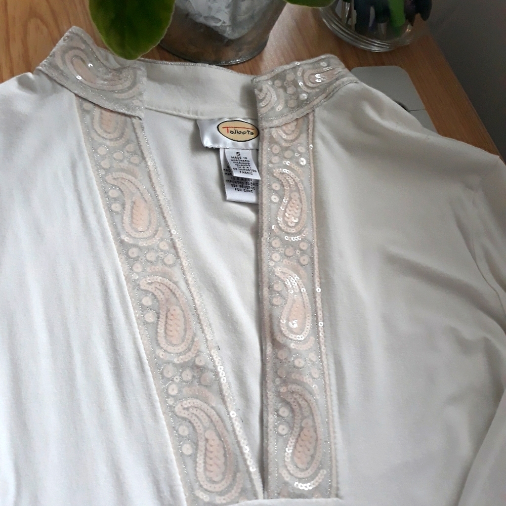 Sequin formal top